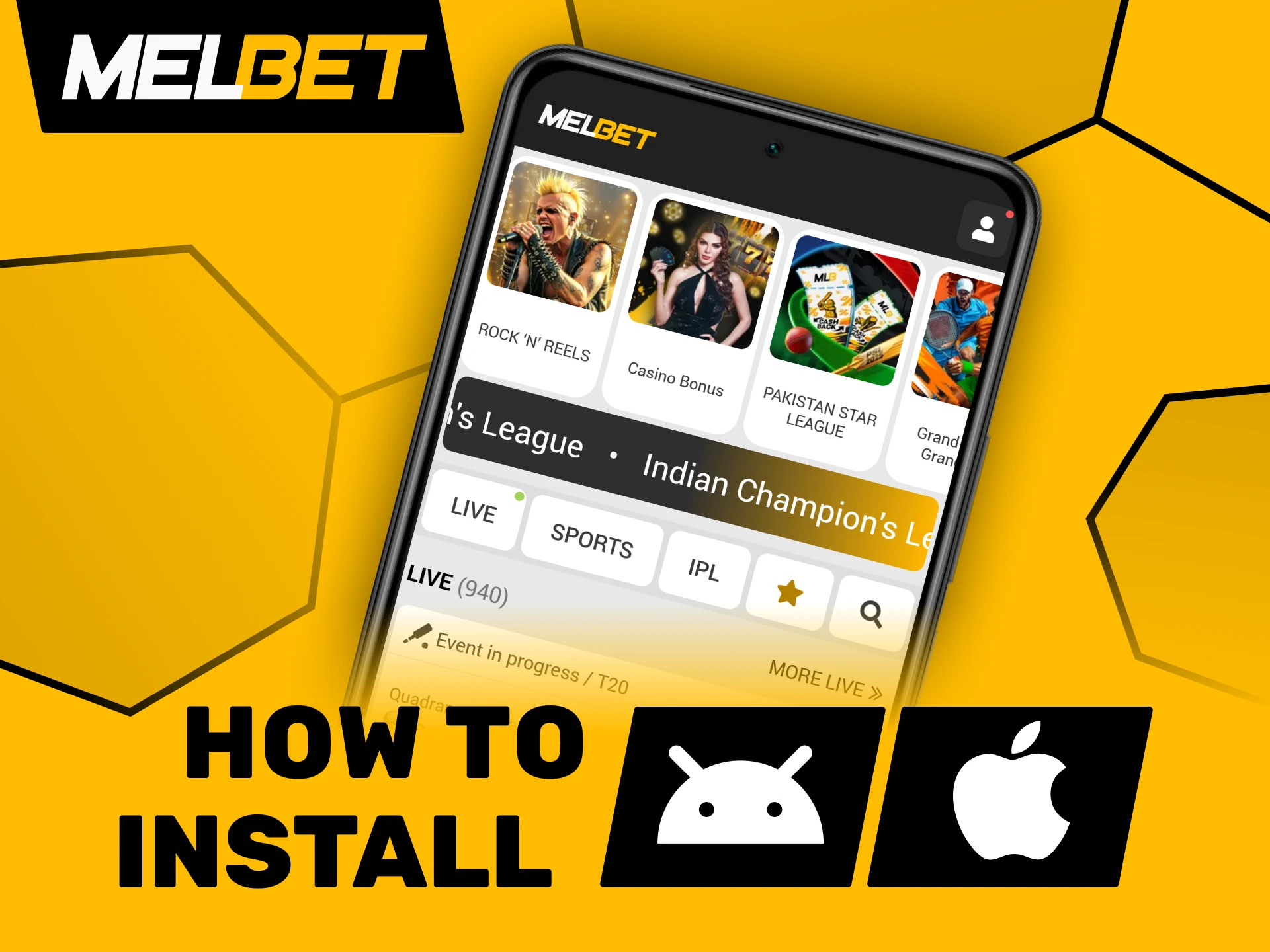 Installing the Melbet app is quick and user-friendly.