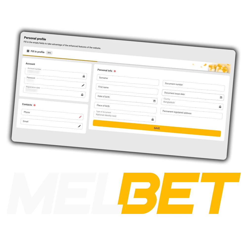 Melbet verification procedure helps to track your registration and activity.