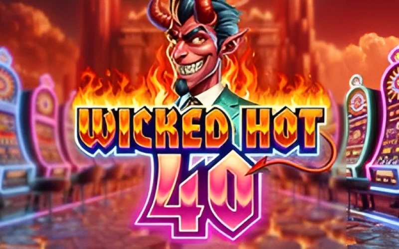 Melbet Wicked Hot 40 is a classic-style slot game.