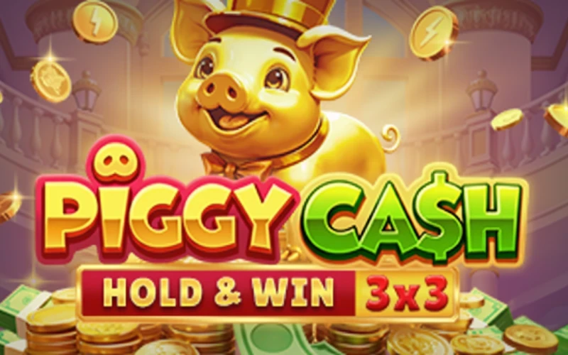 Reach the maximum win in Piggy Cash Melbet game.