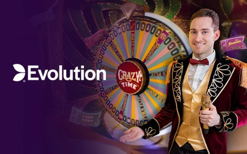 The famous Crazy Time game is available in the TV Games section on the official Melbet casino website.