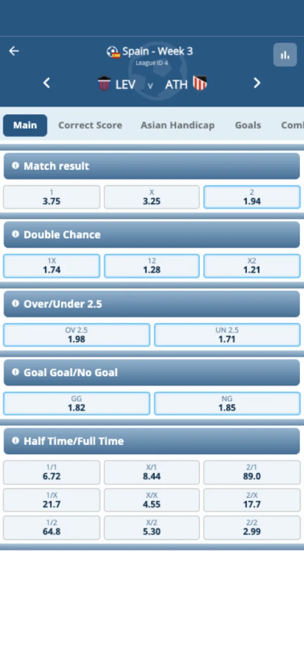 Choose a market and place a bet on virtual sports on the official Melbet bookmaker website to win.